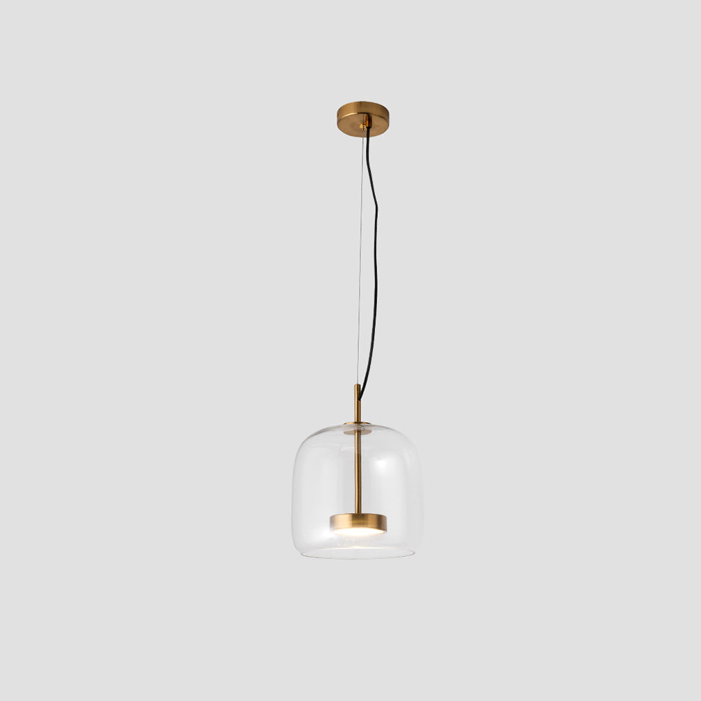 Hailie LED – Retro Amber Pendant Light for Atmospheric Illumination