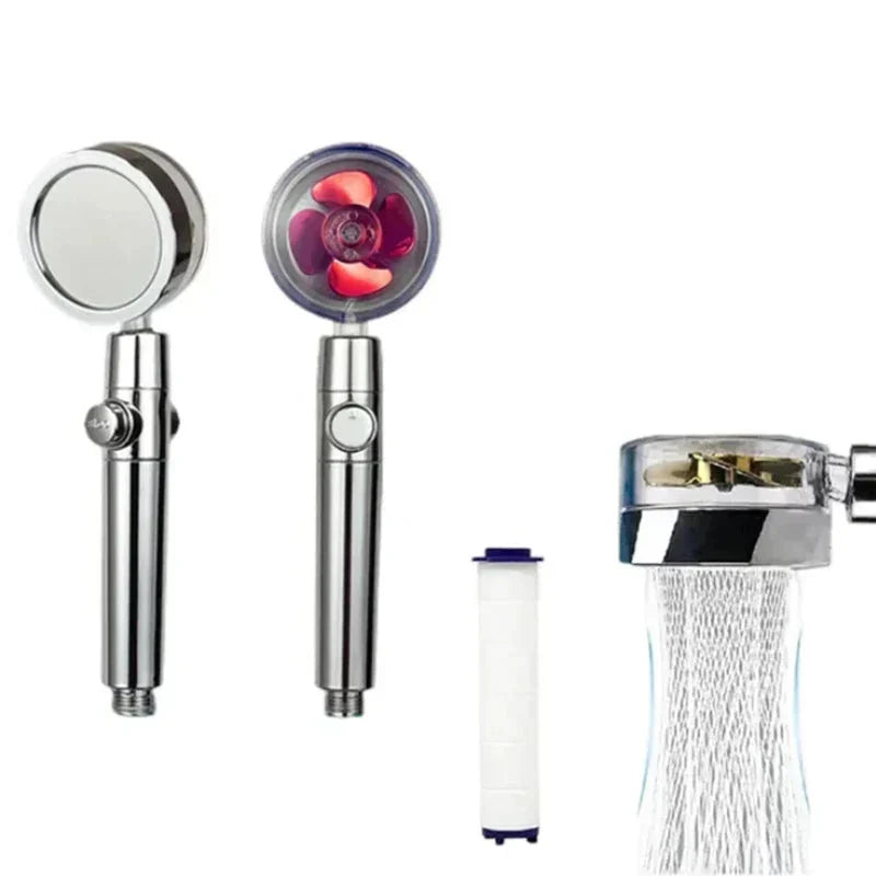 TurboSpray Shower Head - Luxury High-Pressure Shower Head with Filtration