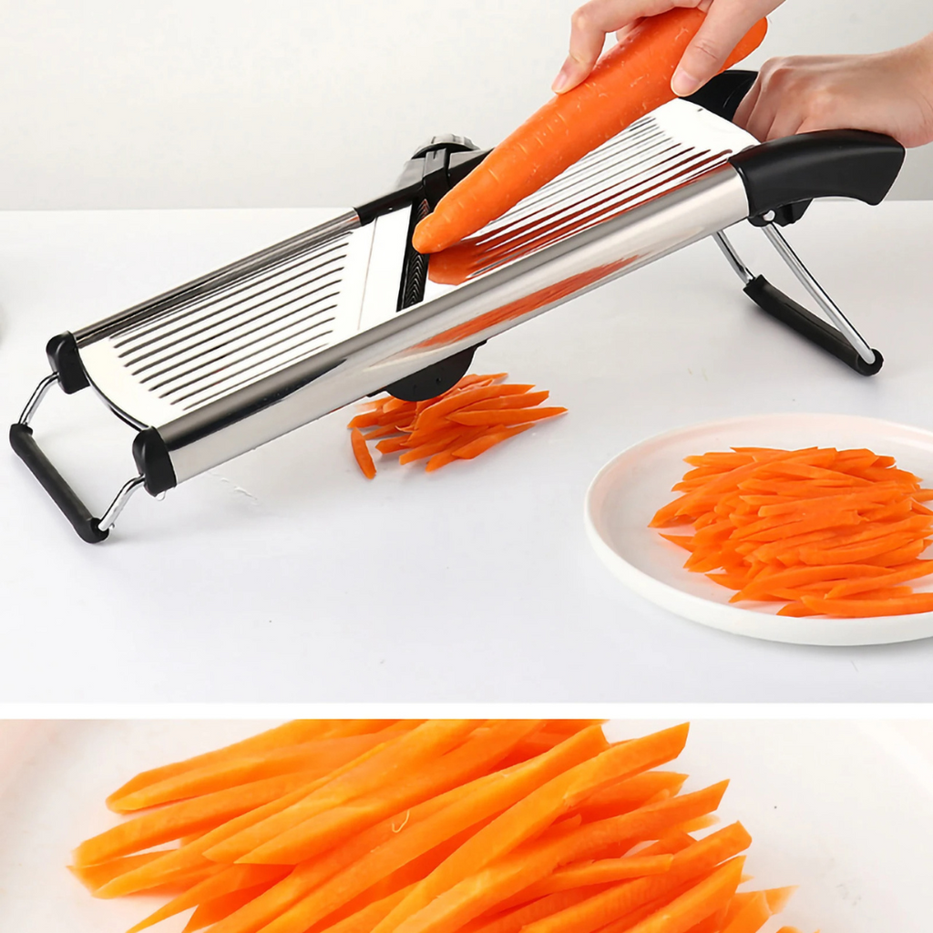 PrecisionSlice - Stylish Stainless Steel Mandoline
