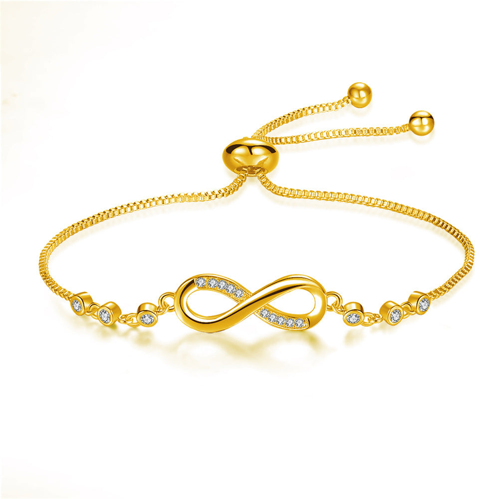Elegant and Adjustable Infinity Bracelet - Nova Collection