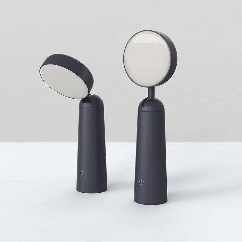 Modern Black Table Lamp with Gold Accents – Luxury LED Lighting