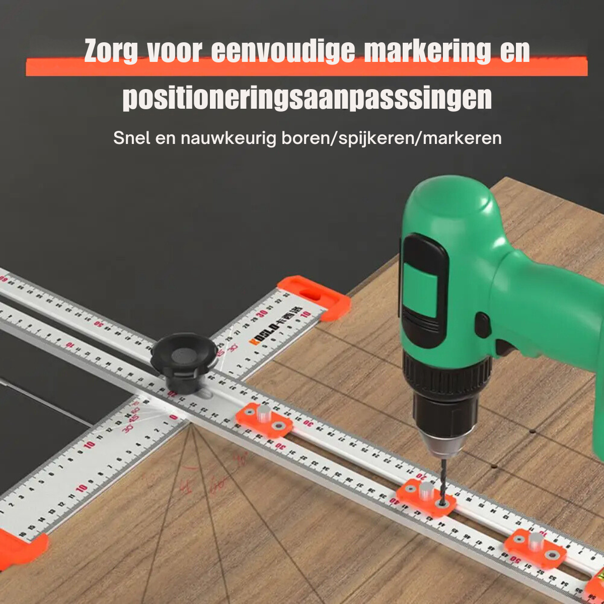 2-in-1 Drill Positioning Ruler