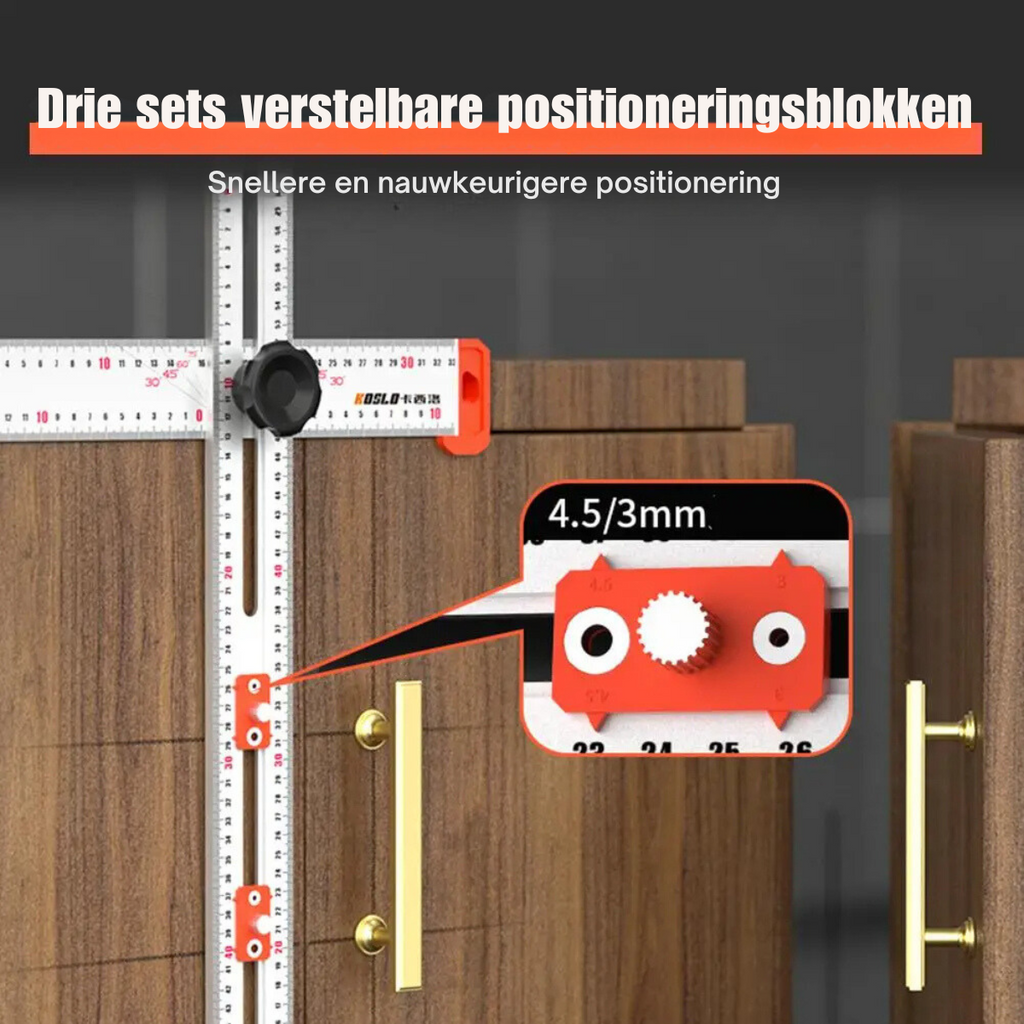 2-in-1 Drill Positioning Ruler