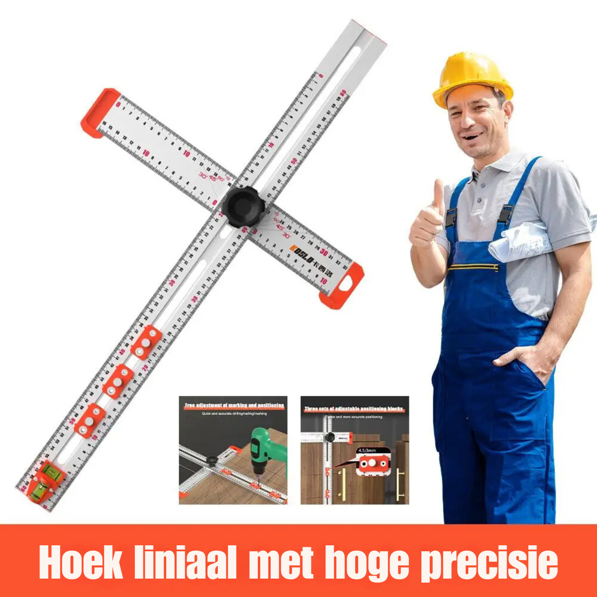 2-in-1 Drill Positioning Ruler