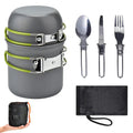 TrekChef - Complete Camping Cookware Set with Cutlery