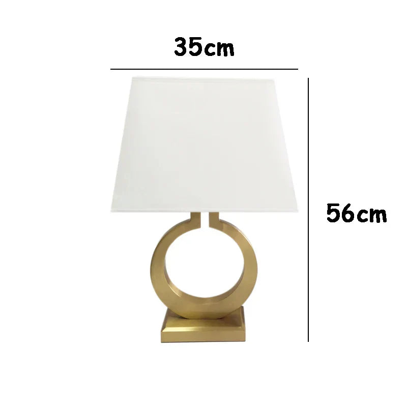 Golden VillaGlow Luxury Design Lamp for Elegant Spaces
