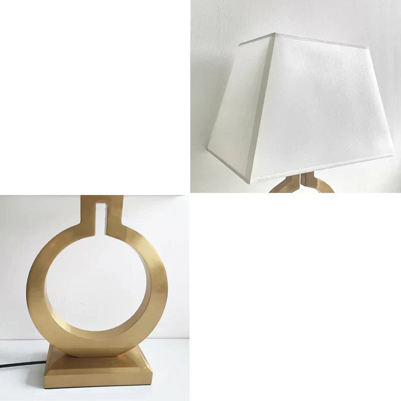 Golden VillaGlow Luxury Design Lamp for Elegant Spaces