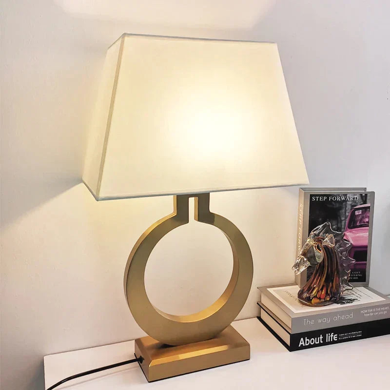 Golden VillaGlow Luxury Design Lamp for Elegant Spaces