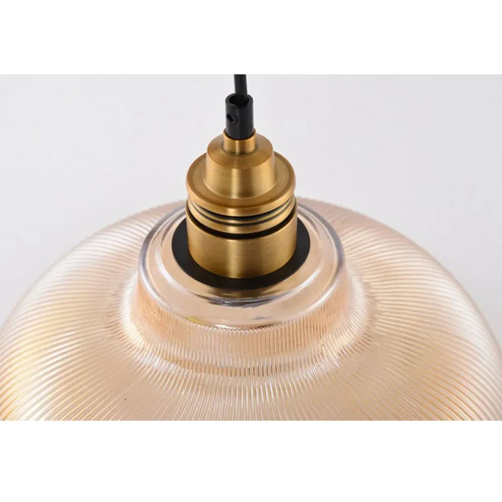 LumiAura Scandinavische Hanglamp – Vintage Elegantie in Glas