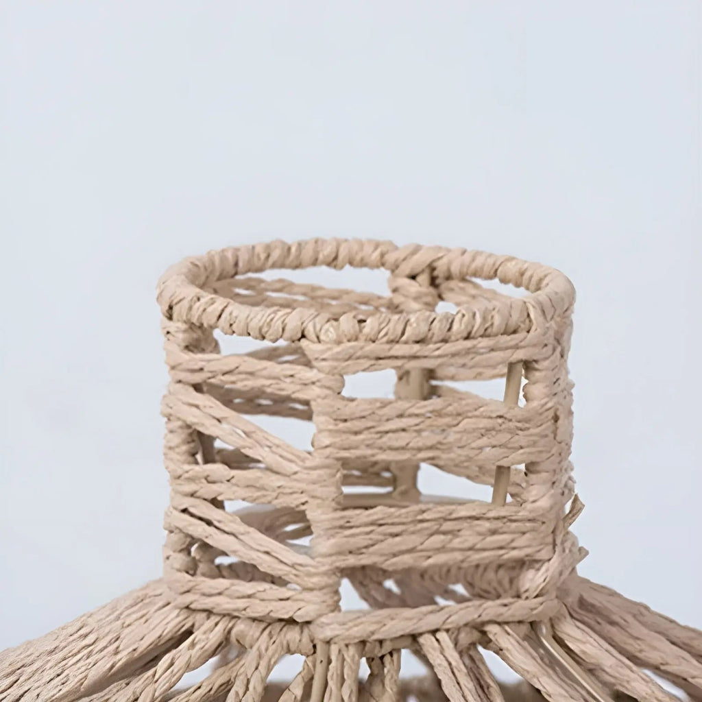 Elegant Vintage Rattan Pendant Lamp – Timeless Luxury for Any Space