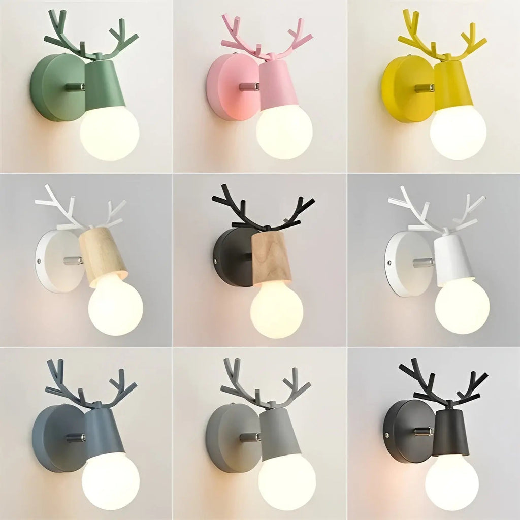 Nordic Glow Gewei LED Wandlamp – Elegant & Energiezuinig Design