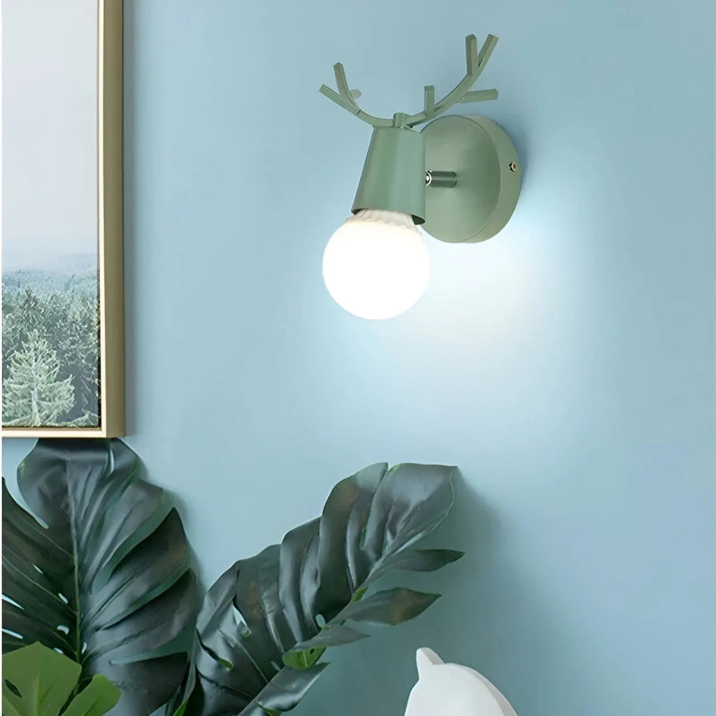 Nordic Glow Gewei LED Wandlamp – Elegant & Energiezuinig Design