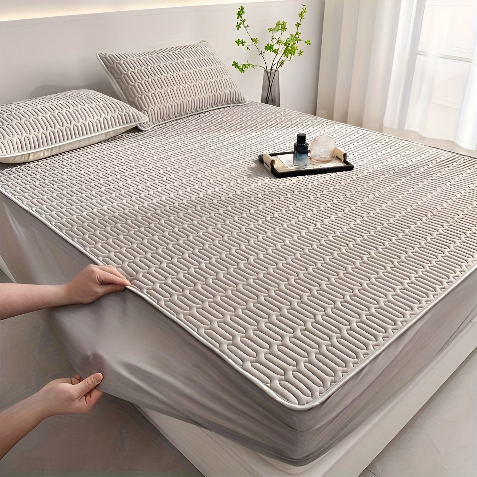 ChillDreams Set – Luxury Cooling Latex Mattress and Pillows