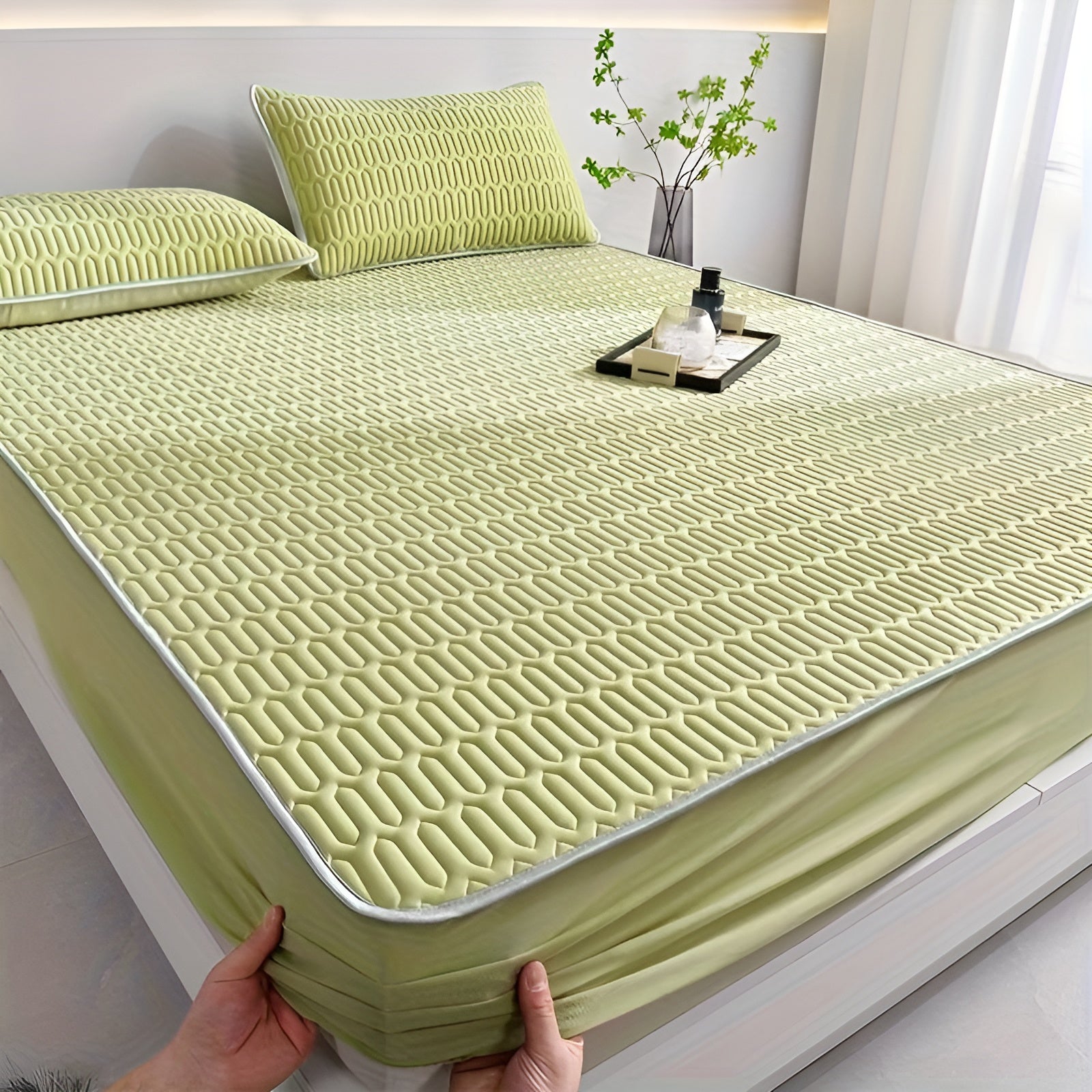 ChillDreams Set – Luxury Cooling Latex Mattress and Pillows