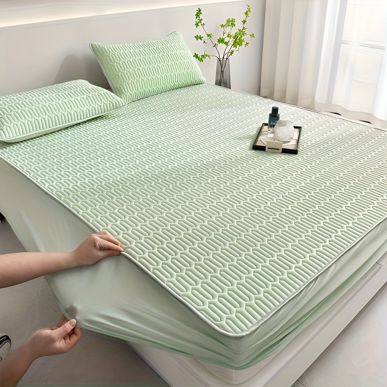 ChillDreams Set – Luxury Cooling Latex Mattress and Pillows