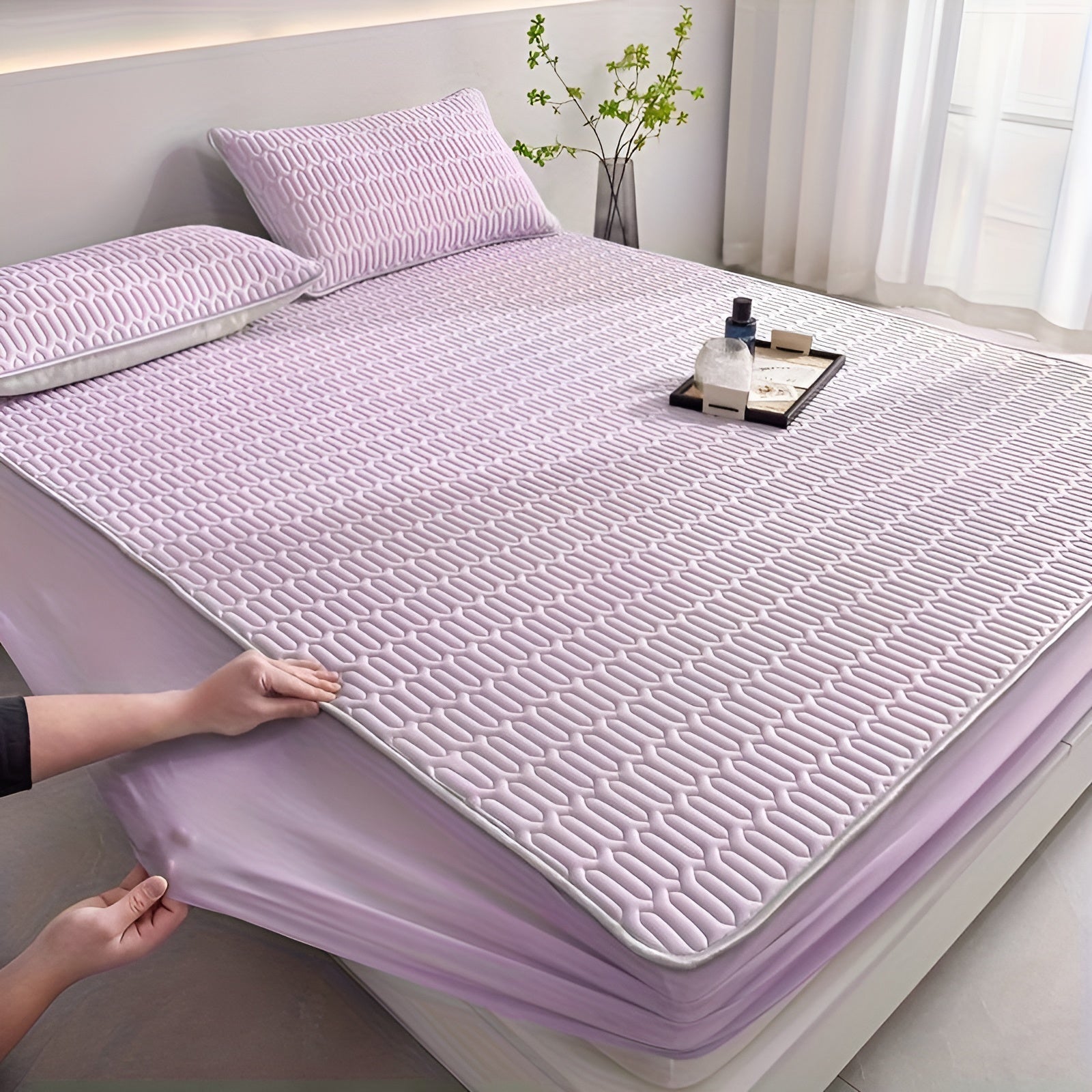 ChillDreams Set – Luxury Cooling Latex Mattress and Pillows