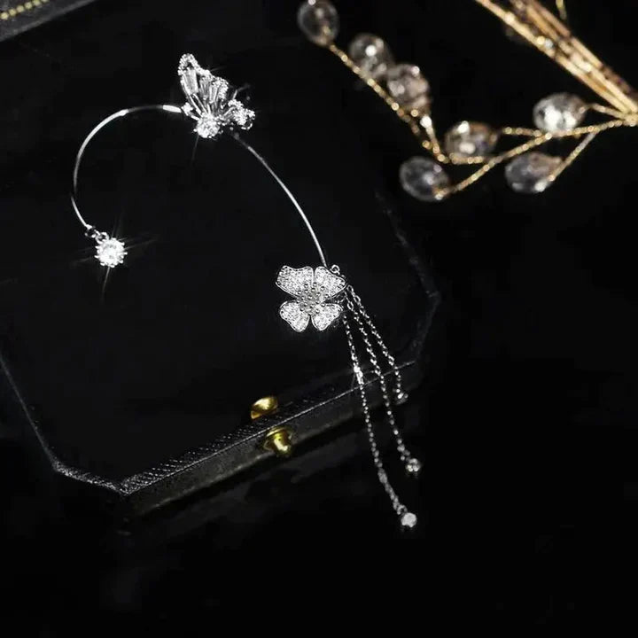 Gorgeous Butterfly Cuff Earrings