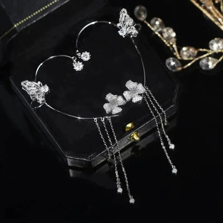 Gorgeous Butterfly Cuff Earrings