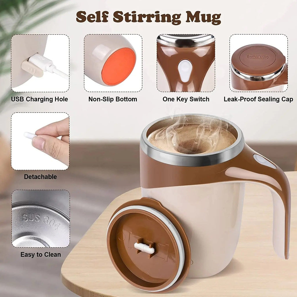 MagStir - Wireless Magnetic Stirring Beaker with USB Charging Function