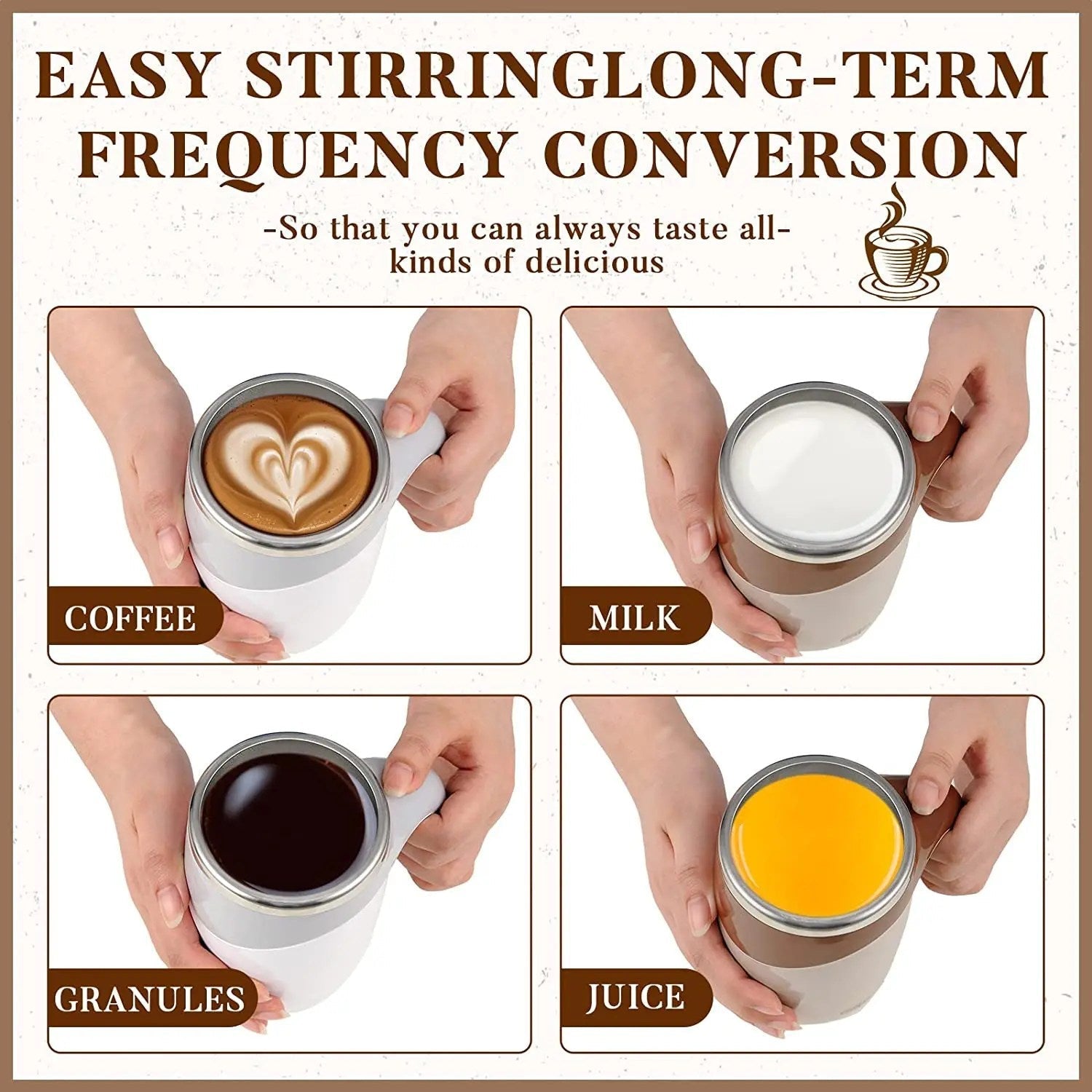MagStir - Wireless Magnetic Stirring Beaker with USB Charging Function