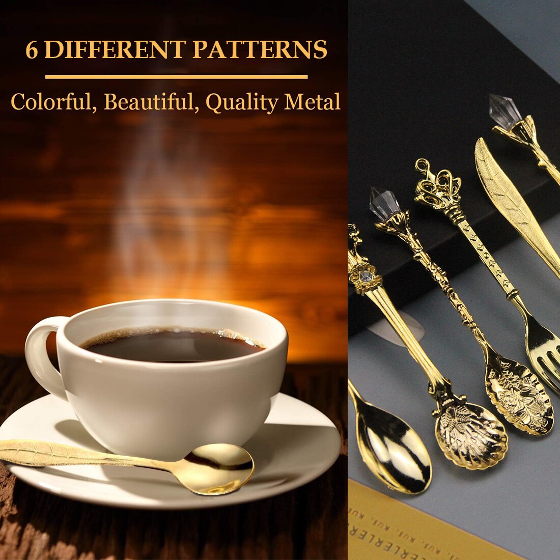 Vintage Engraved Teaspoon – Classic Elegance for Your Table