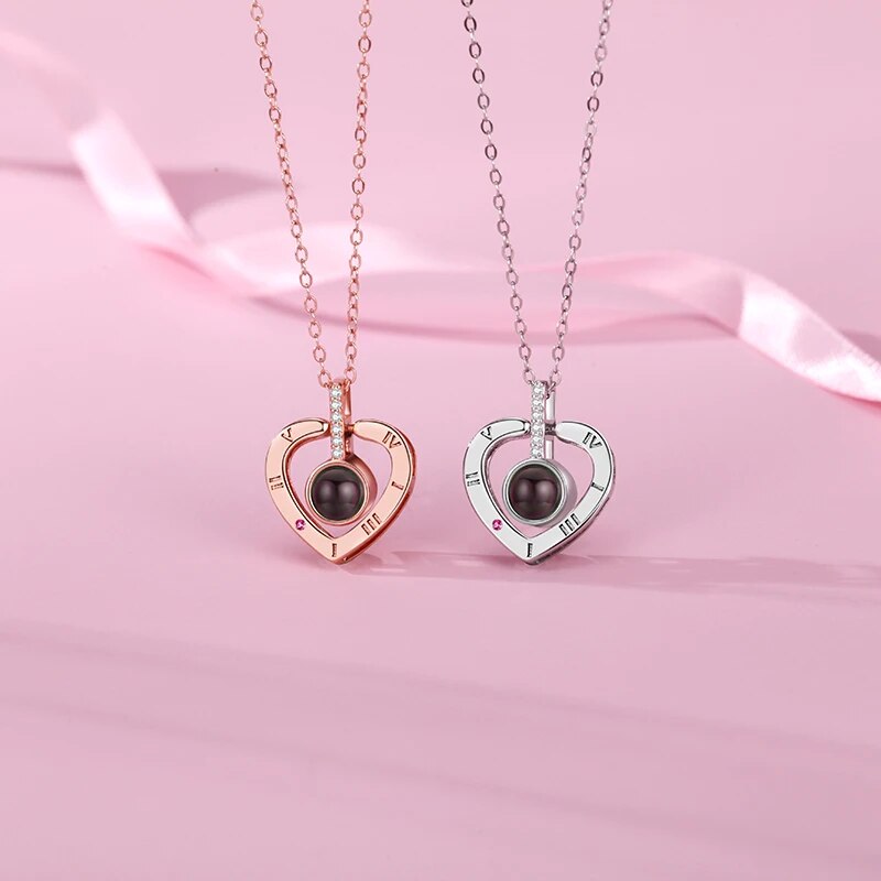EternalLove Necklace – Heart-Shaped Necklace in 100 Languages