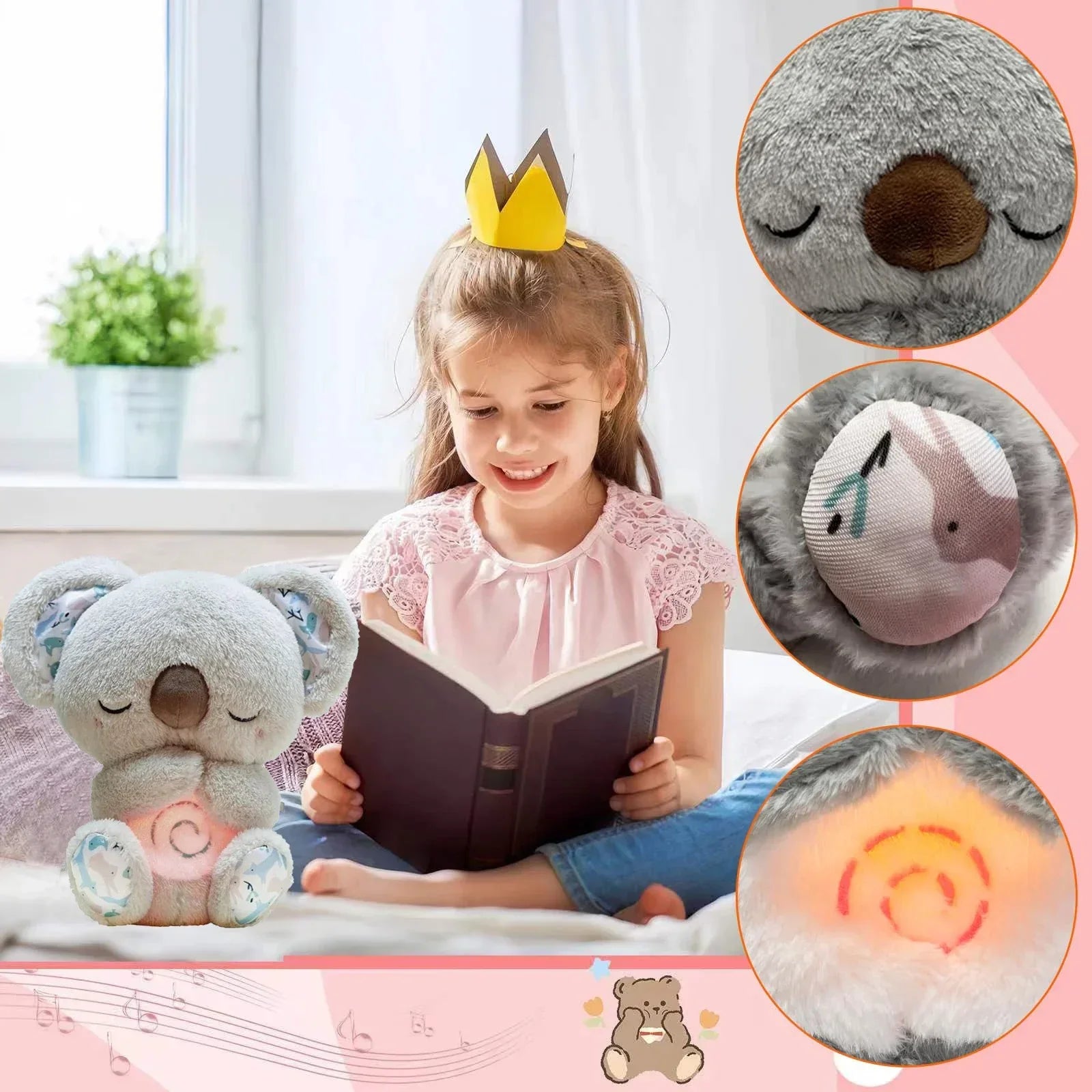 Calming Koala Plush - With Calming Breathing Technique