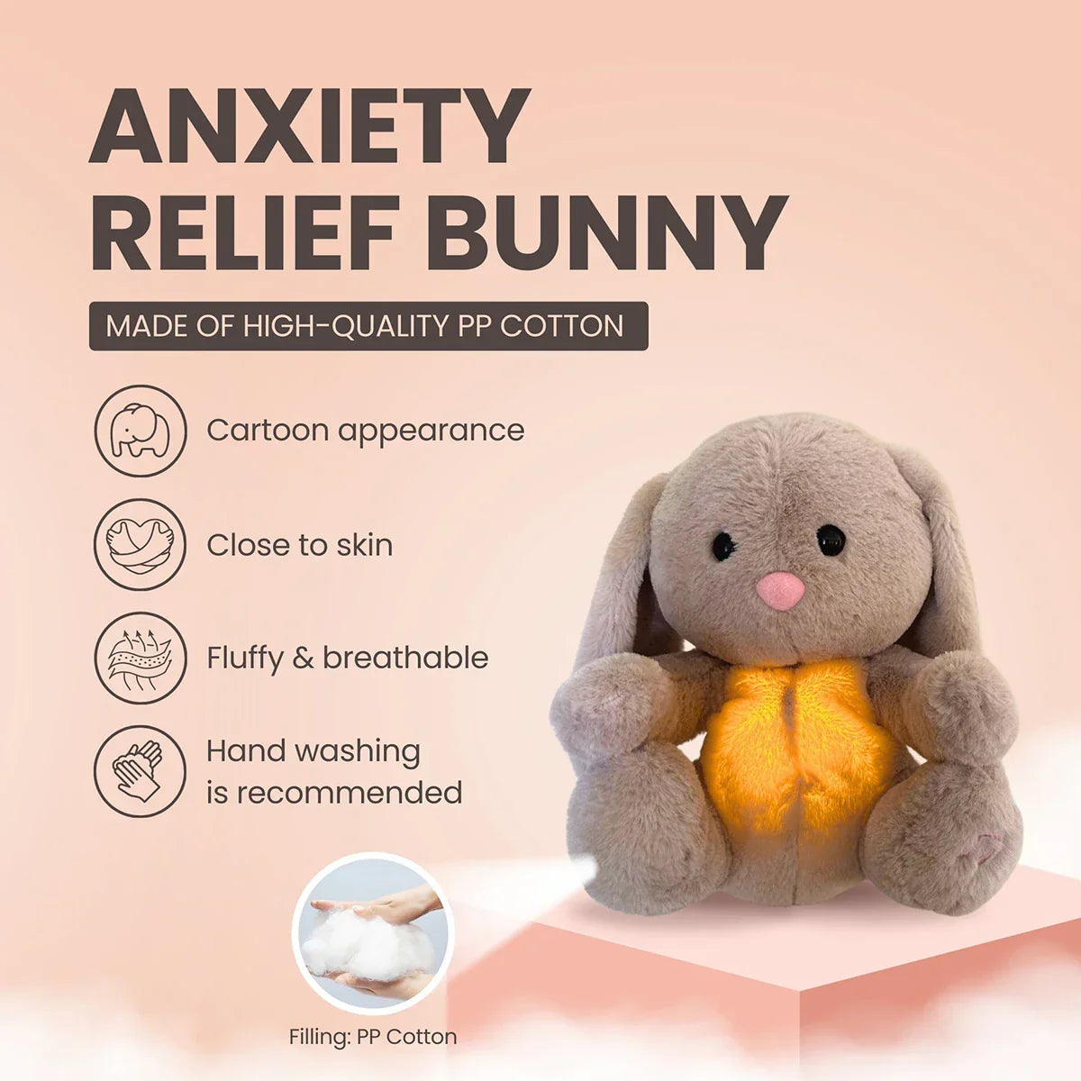 Soothing Bunny Cuddly Toy - Bring Ultimate Calm with the Magical Bunny for Babies