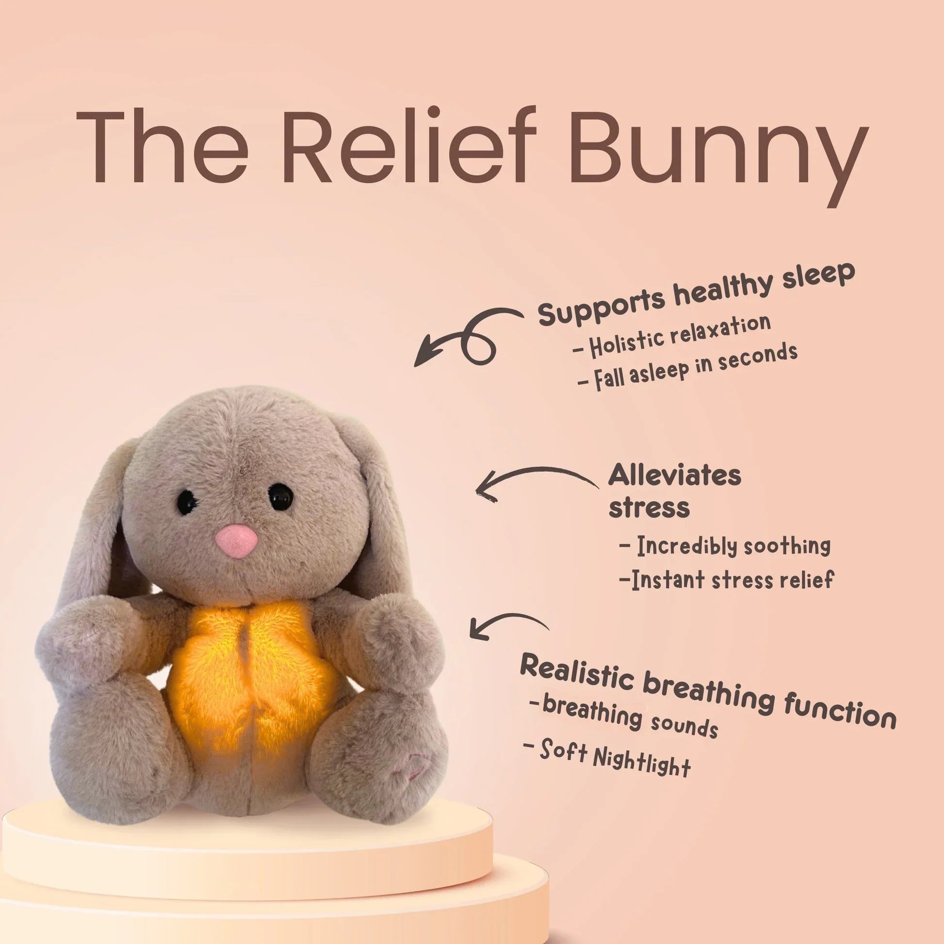 Soothing Bunny Cuddly Toy - Bring Ultimate Calm with the Magical Bunny for Babies