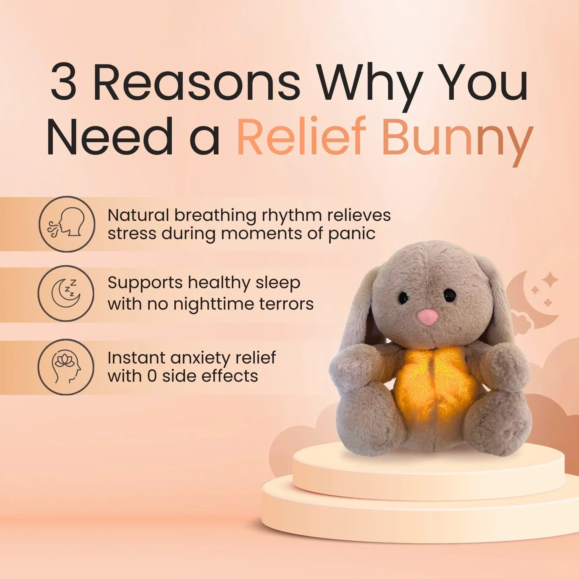 Soothing Bunny Cuddly Toy - Bring Ultimate Calm with the Magical Bunny for Babies