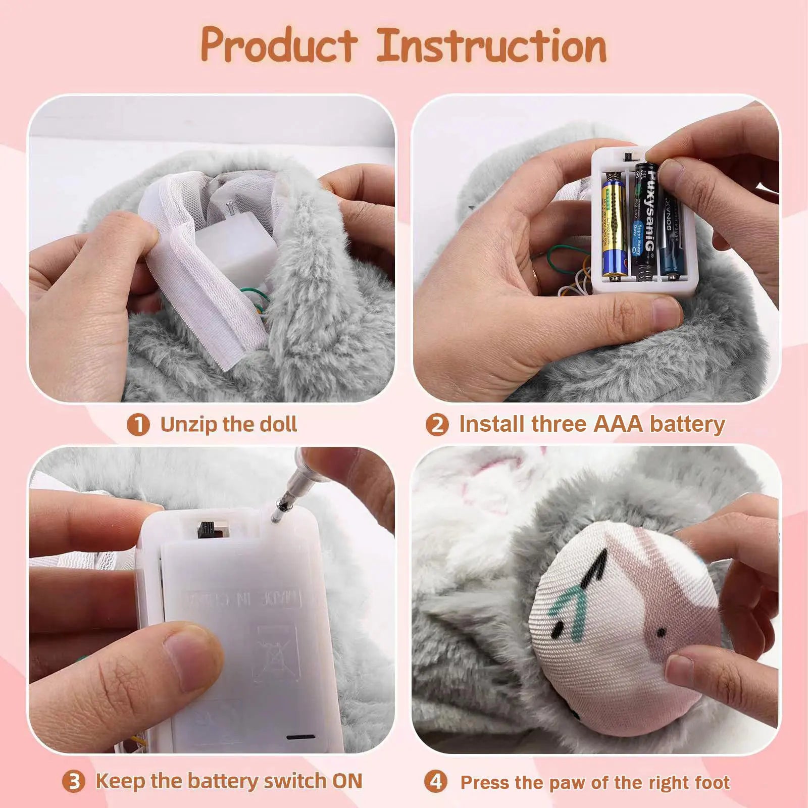Soothing Bunny Cuddly Toy - Bring Ultimate Calm with the Magical Bunny for Babies