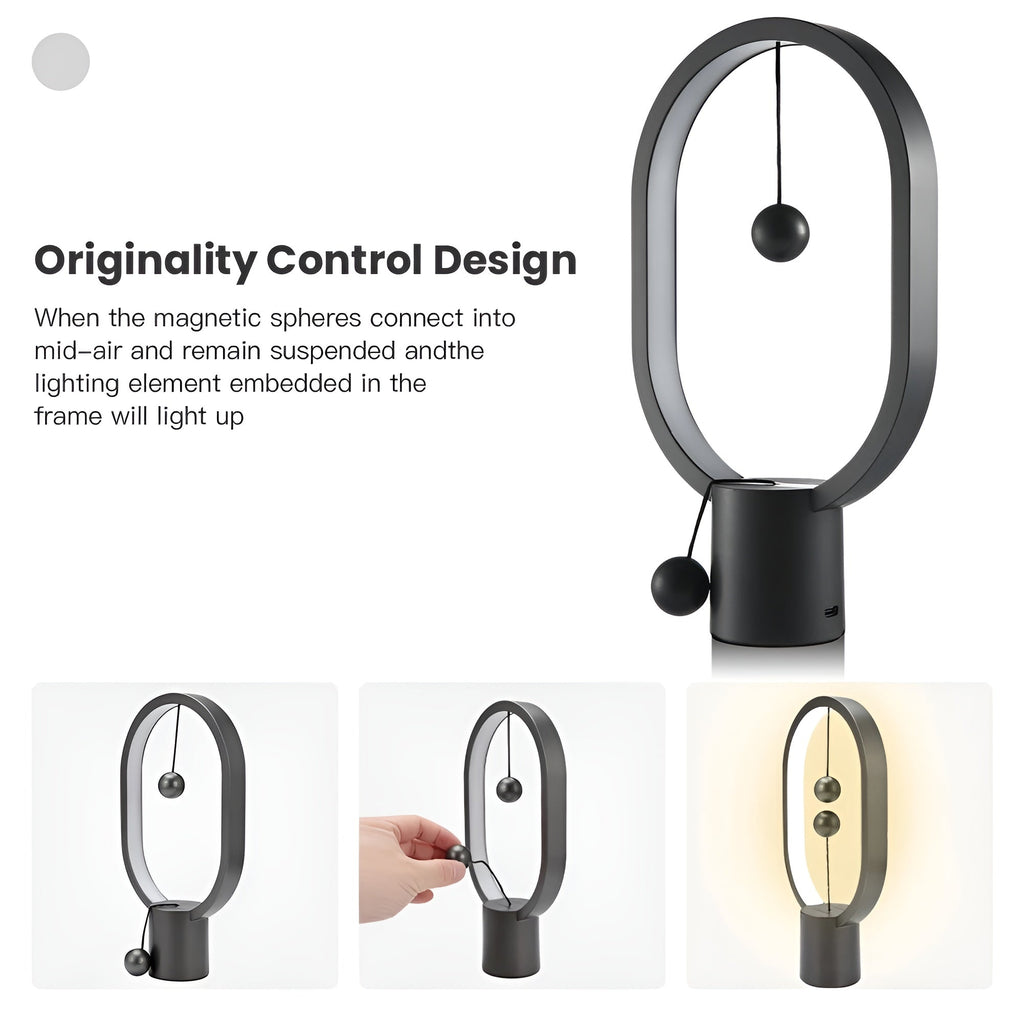 Elegant LED BalanceGlow Lamp – Refined Ambiance & USB Charging