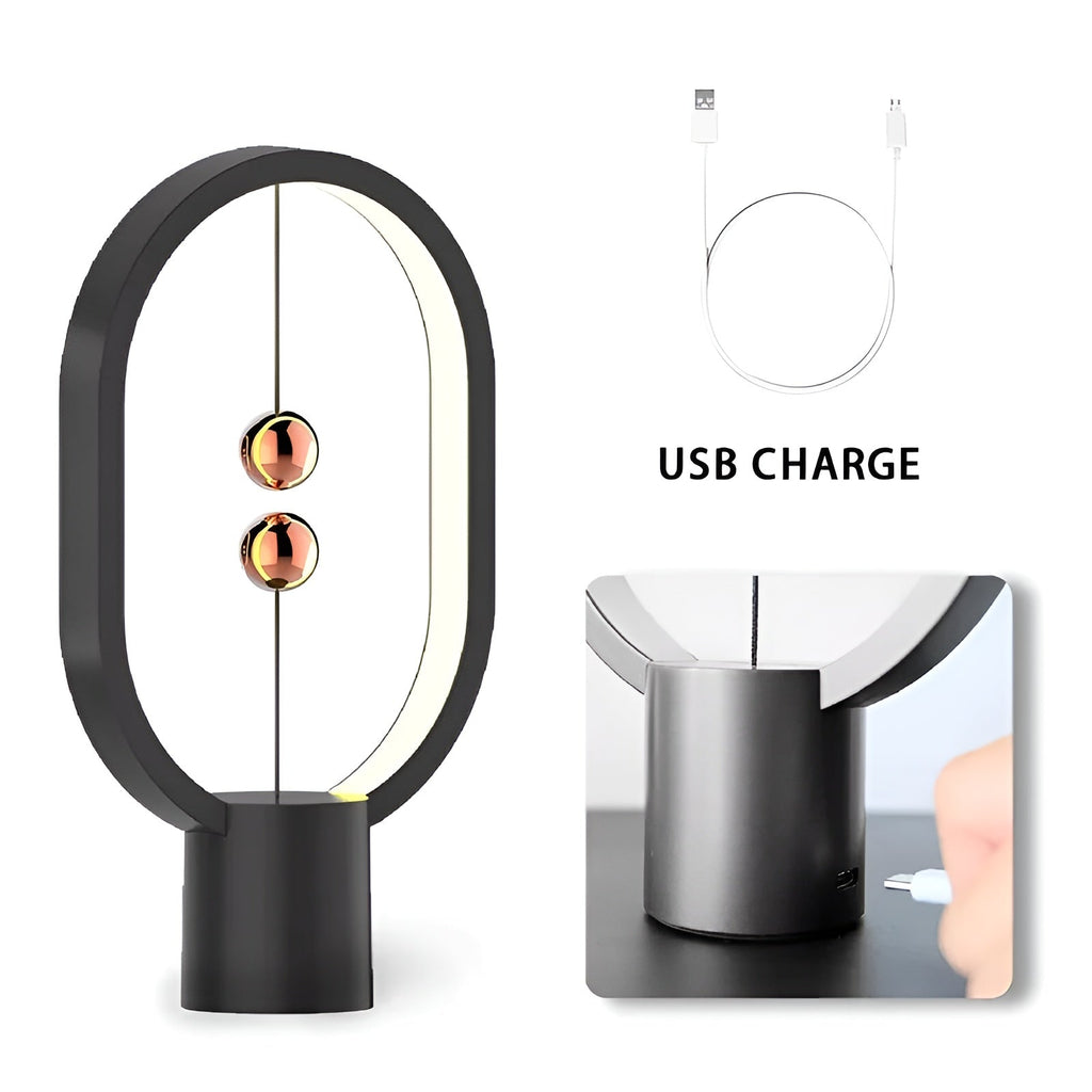 Elegant LED BalanceGlow Lamp – Refined Ambiance & USB Charging