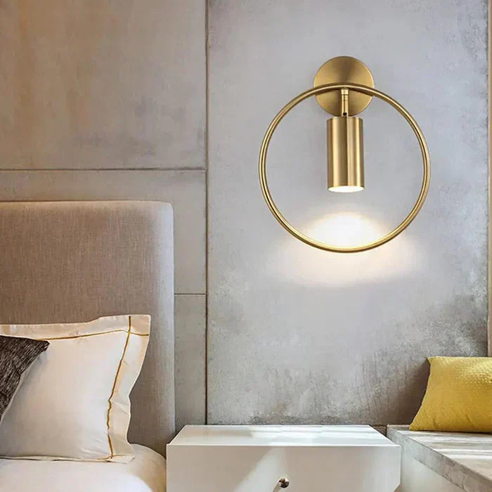 OpulentGlow Wall Lamp - Golden Elegance for Your Interior