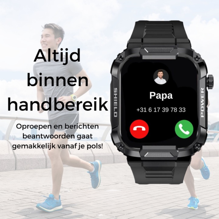 BlazeX Pro™ - The strongest smartwatch on the market! Compatible with iOS & Android!