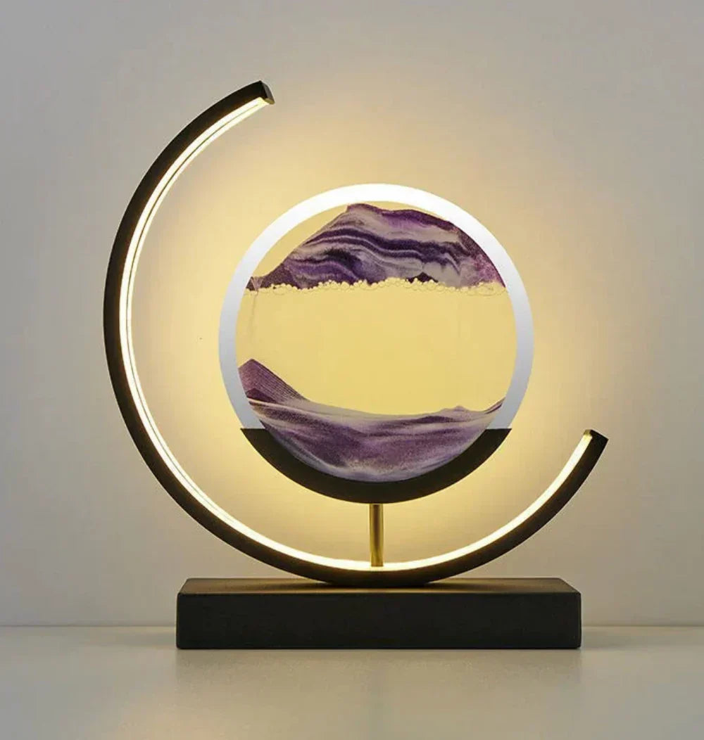 Serenova - Elegant Sandscape Table Lamp