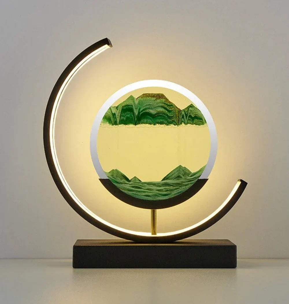 Serenova - Elegant Sandscape Table Lamp