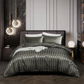 NoirLuxe Set - Luxury Satin Duvet Cover for Bedroom