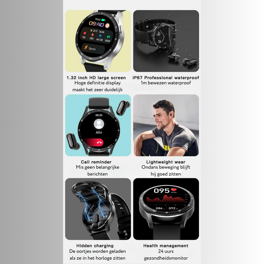 PowerPulse Elite - Stylish Sports Watch for Peak Performance