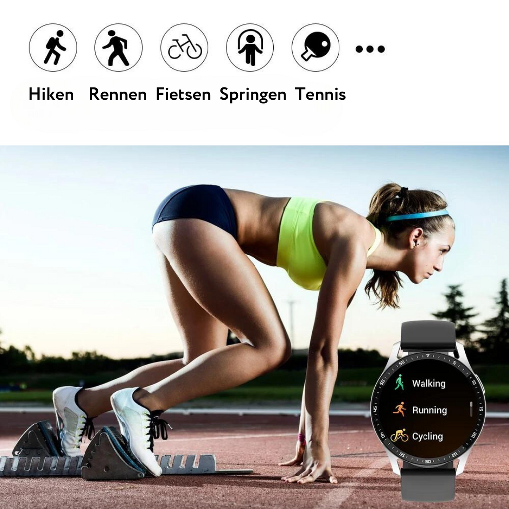 PowerPulse Elite - Stylish Sports Watch for Peak Performance