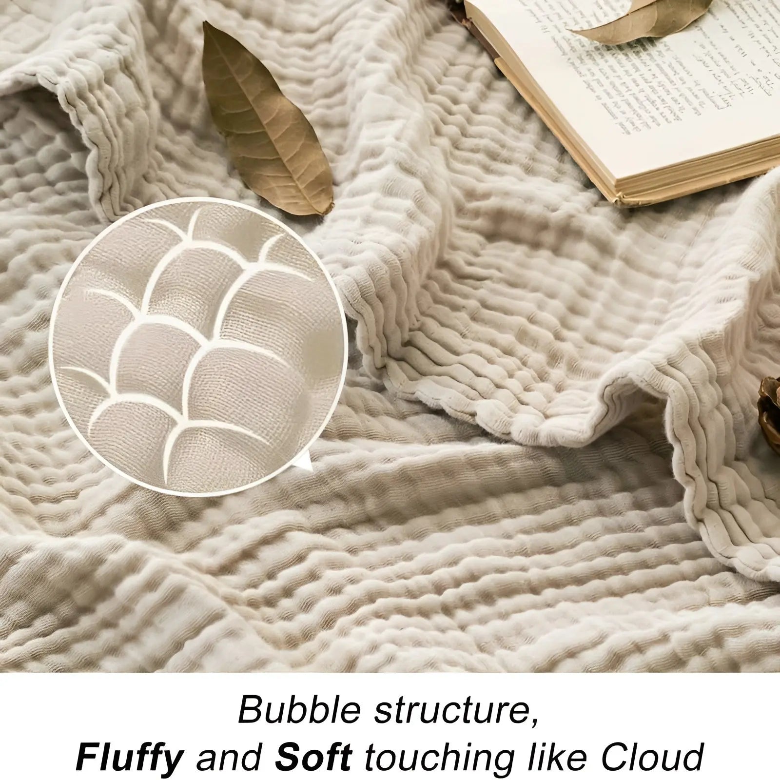 BreezeCotton Luxe All-Season Cotton Blanket