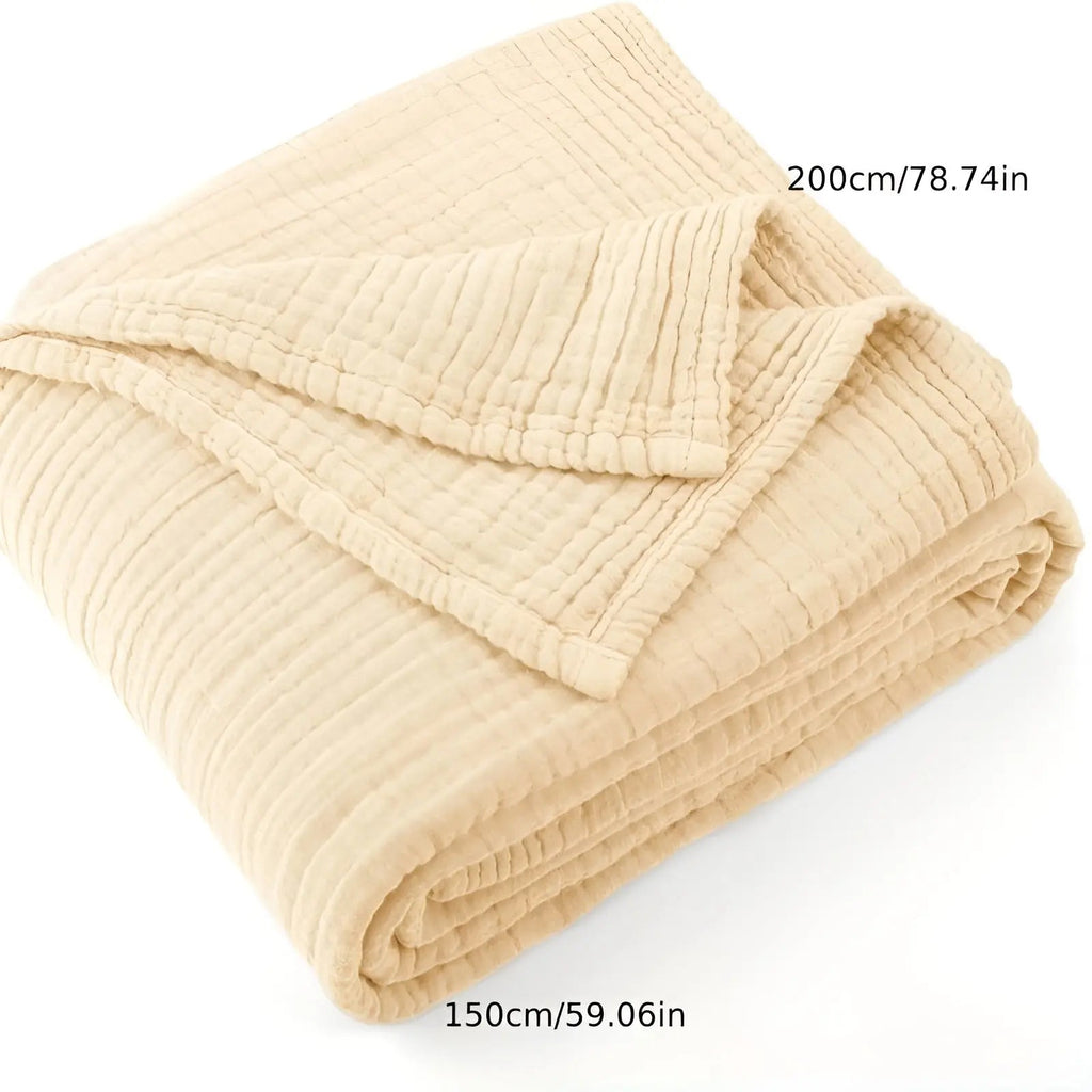 BreezeCotton Luxe All-Season Cotton Blanket
