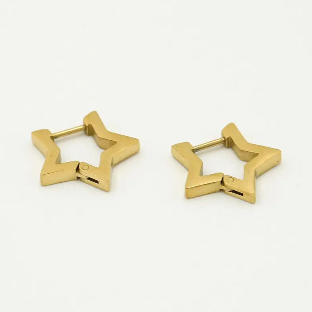 GoldenStar Earrings - Elegant & Hypoallergenic Earrings