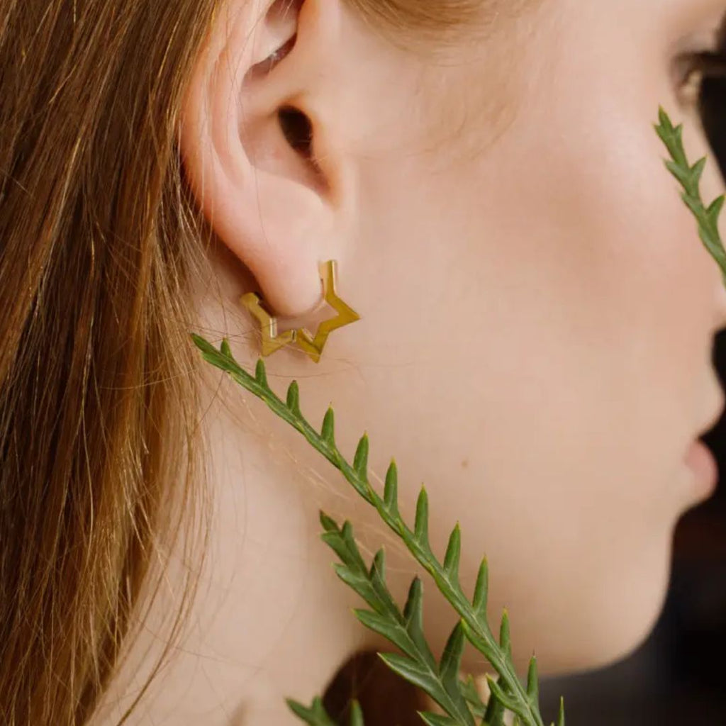 GoldenStar Earrings - Elegant & Hypoallergenic Earrings