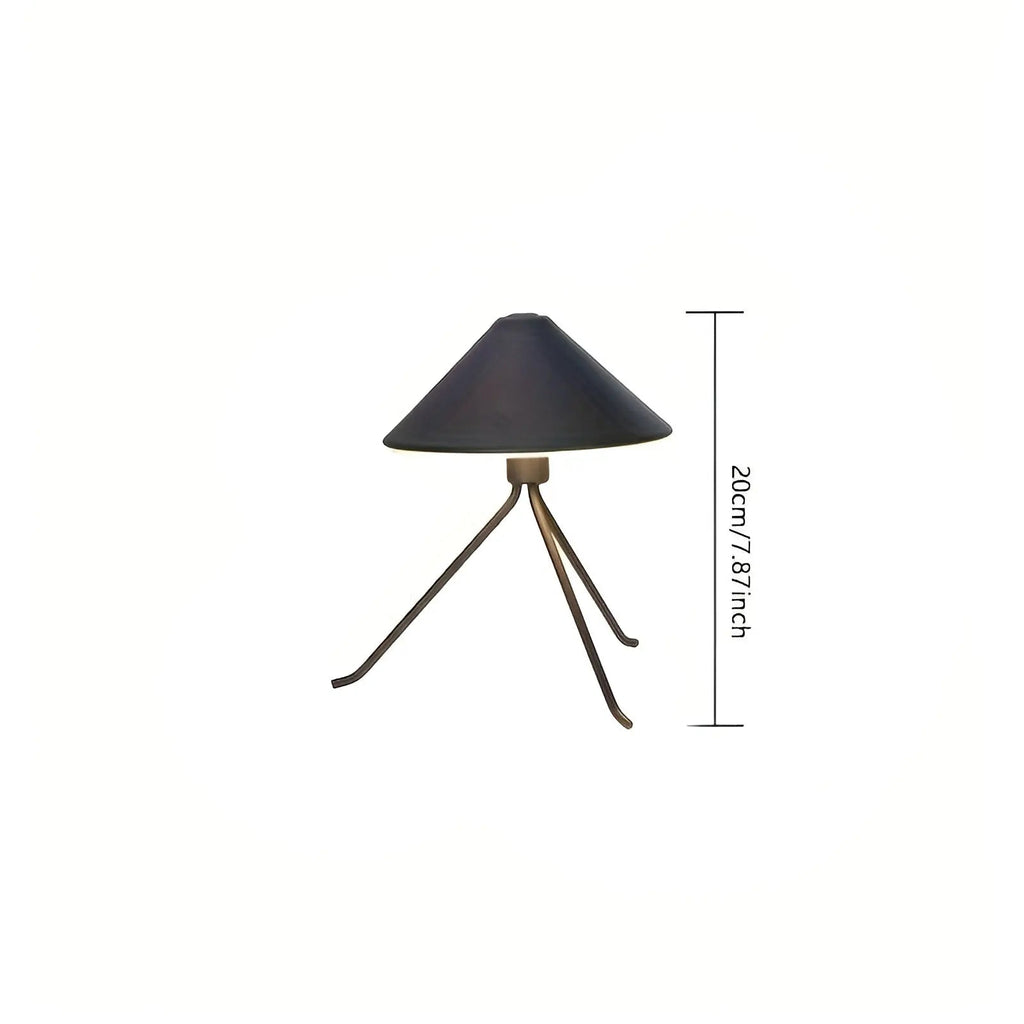 Eleganza Luxe Table Lamp – USB Rechargeable LED Lighting with Chic Design in Black, Gold, and Silver