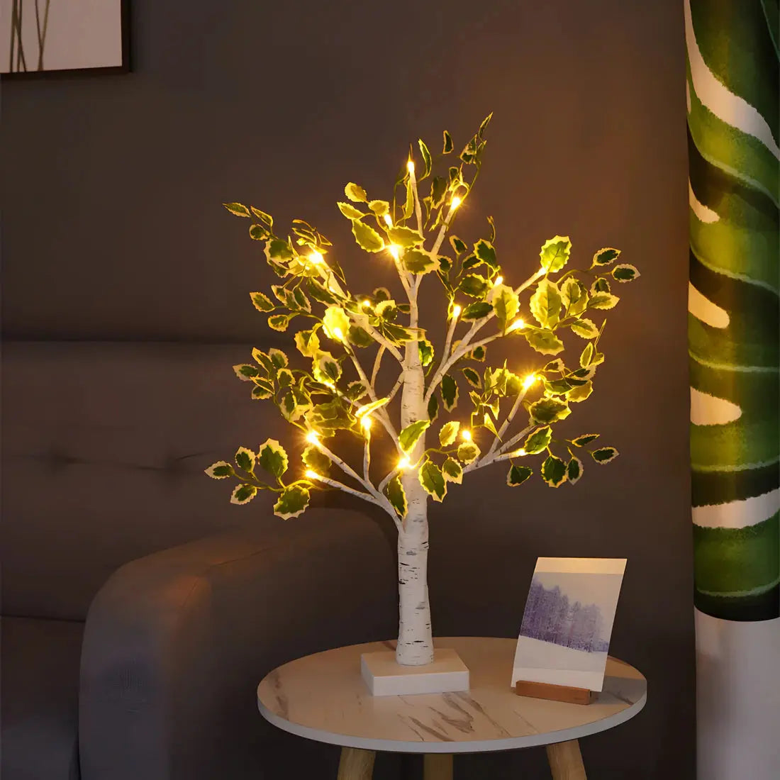 Magic BrightTree Table Lamp – Elegant Tree Design with Warm LED Lighting