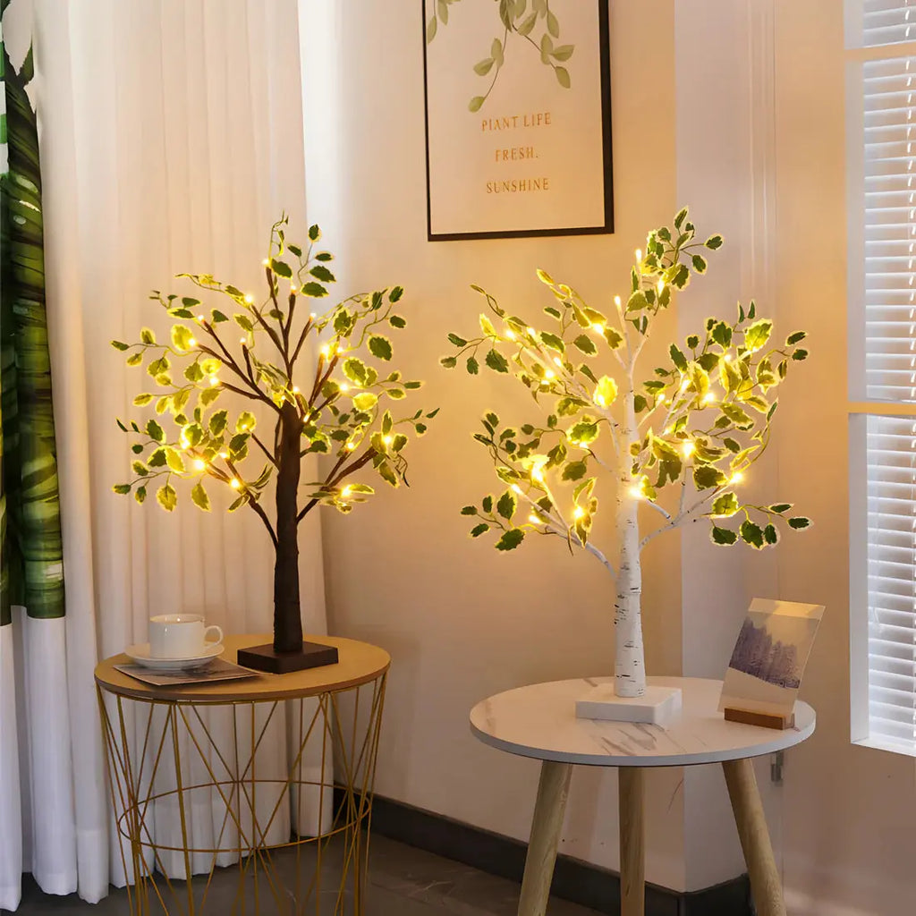 Magic BrightTree Table Lamp – Elegant Tree Design with Warm LED Lighting