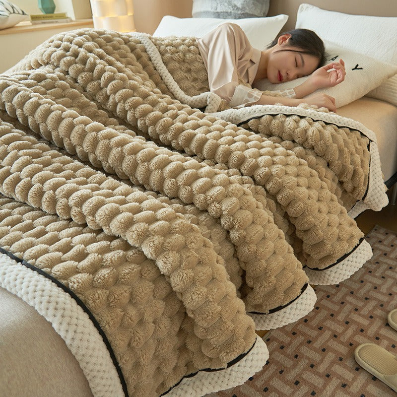 Ultra-Soft Luxury Velour Blanket - Indulge Yourself with Our Luxury Velour Blanket