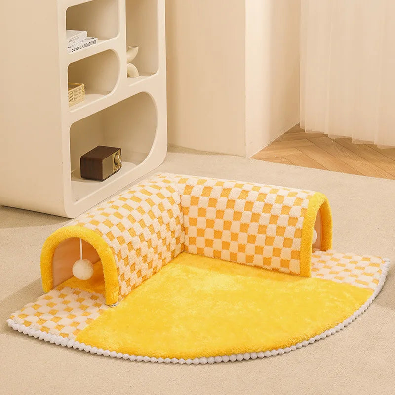 CozyCat Tunnel – Stylish Playground for Cats