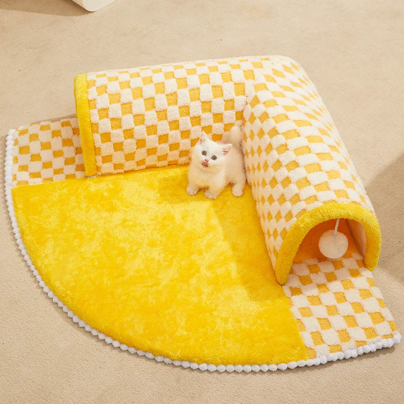 CozyCat Tunnel – Stylish Playground for Cats